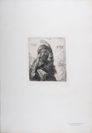 Rotocalcografia Rembrandt - Troisième tête orientale