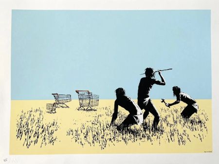 Serigrafia Banksy - Trolley Hunters