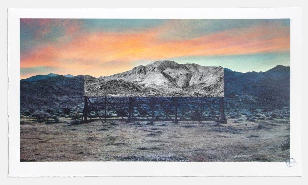 Litografia Jr - Trompe l'oeil, Death Valley, Billboard, March 4, 2017
