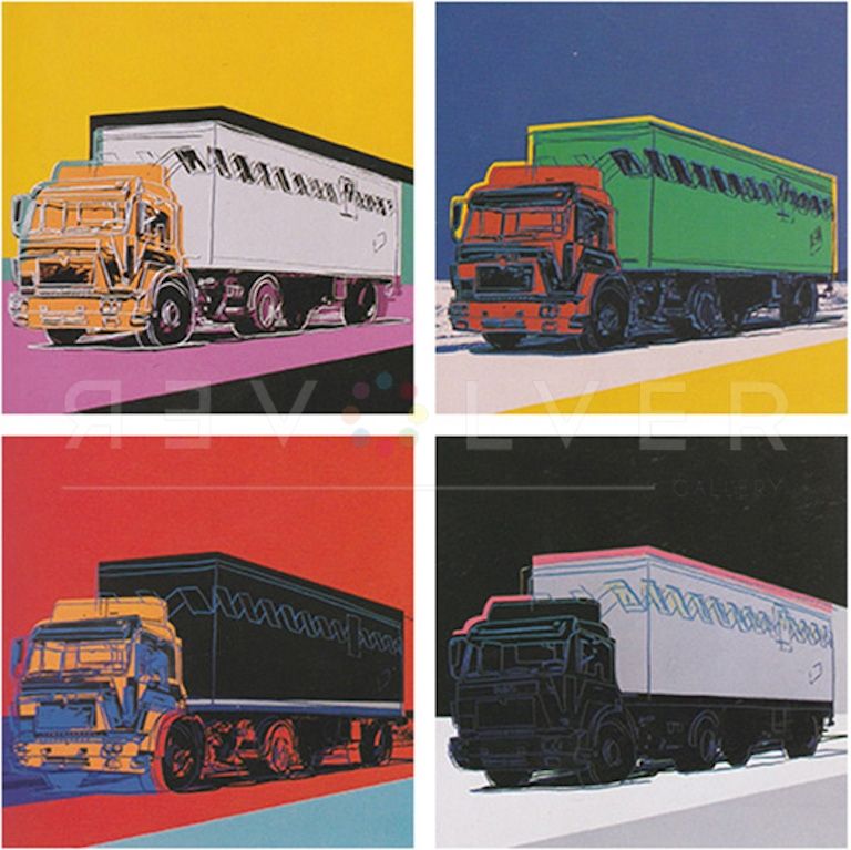 Serigrafia Warhol - Truck, Complete Portfolio (FS II.367-II.370)