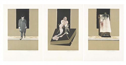 Acquaforte E Acquatinta Bacon - Tryptych