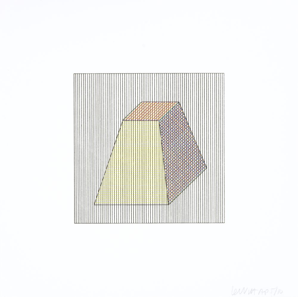 Serigrafia Lewitt - Twelve Forms Derived From a Cube 05