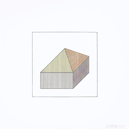 Serigrafia Lewitt - Twelve Forms Derived From a Cube 09