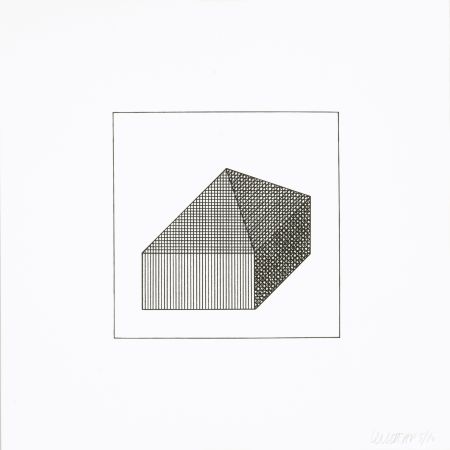 Serigrafia Lewitt - Twelve Forms Derived From a Cube 10