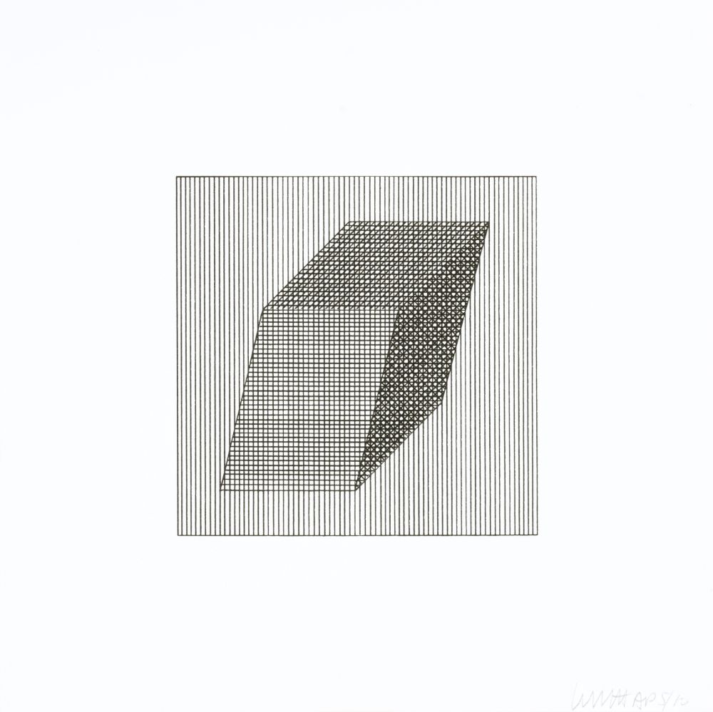Serigrafia Lewitt - Twelve Forms Derived From a Cube 20