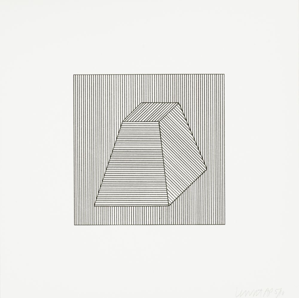 Serigrafia Lewitt - Twelve Forms Derived From a Cube 26