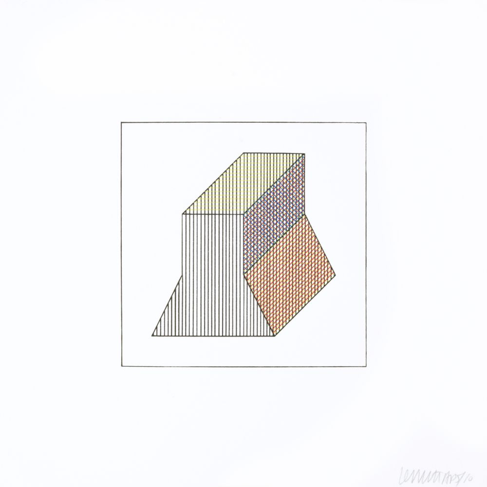 Serigrafia Lewitt - Twelve Forms Derived From a Cube 33