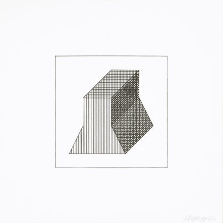 Serigrafia Lewitt - Twelve Forms Derived From a Cube 34