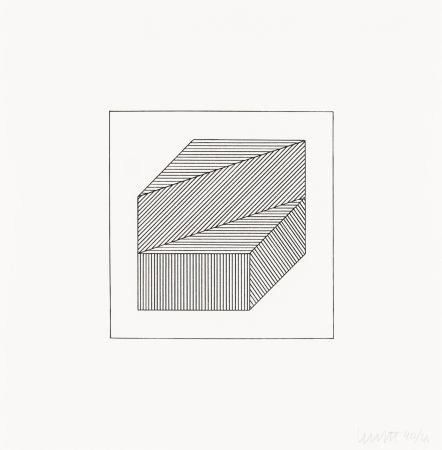 Serigrafia Lewitt - Twelve Forms Derived From a Cube 36