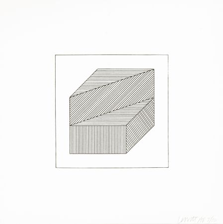 Serigrafia Lewitt - Twelve Forms Derived From a Cube 36