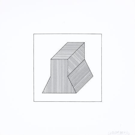 Serigrafia Lewitt - Twelve Forms Derived From a Cube 38