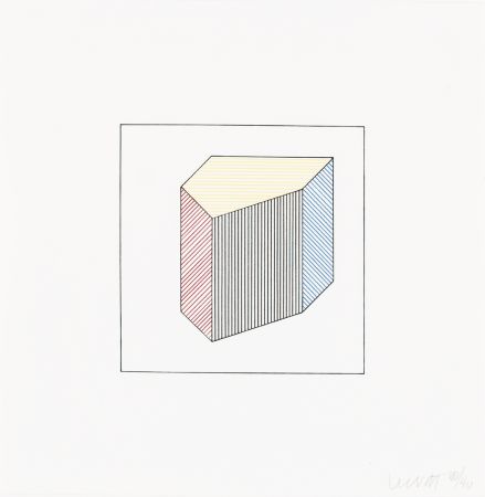 Serigrafia Lewitt - Twelve Forms Derived From a Cube 39