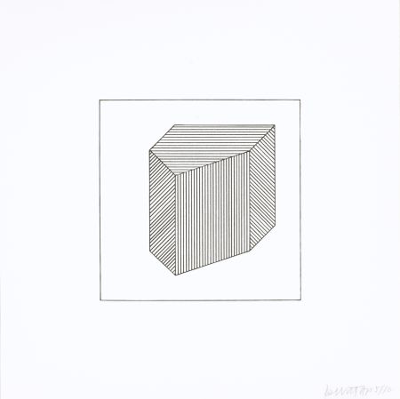 Serigrafia Lewitt - Twelve Forms Derived From a Cube 40