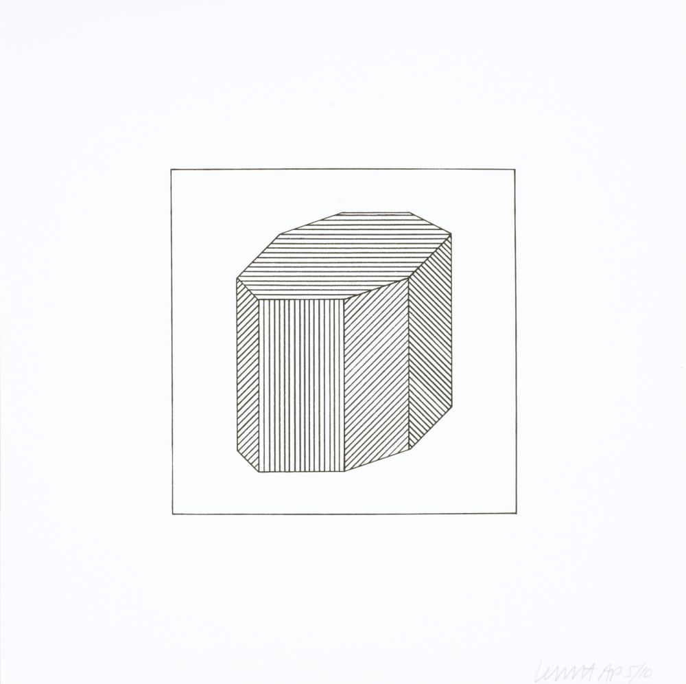 Serigrafia Lewitt - Twelve Forms Derived From a Cube 44
