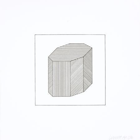 Serigrafia Lewitt - Twelve Forms Derived From a Cube 44