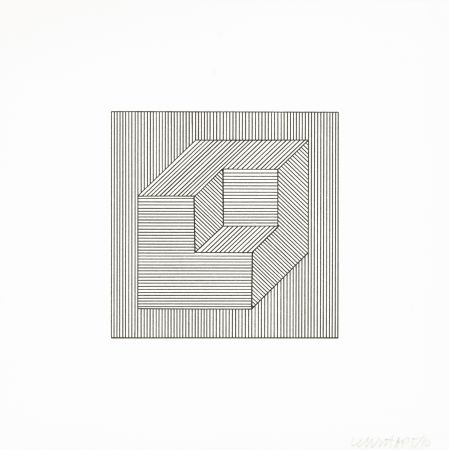 Serigrafia Lewitt - Twelve Forms Derived From a Cube 48