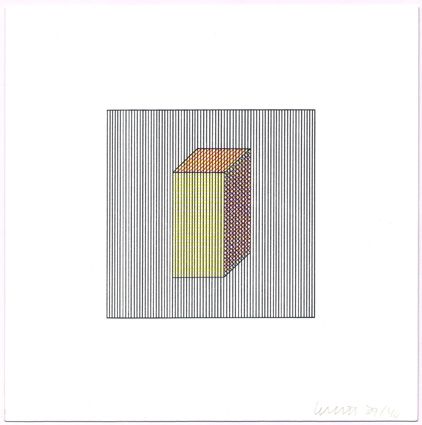 Serigrafia Lewitt - Twelve Forms Derived from a Cube (Set of 48) (2)
