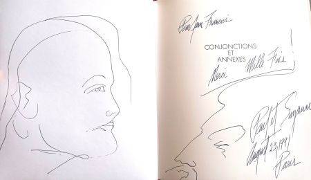 Non Tecnico Jenkins - Two Portraits in Ink, signed and dated - Conjonctions et Anexes, 1991