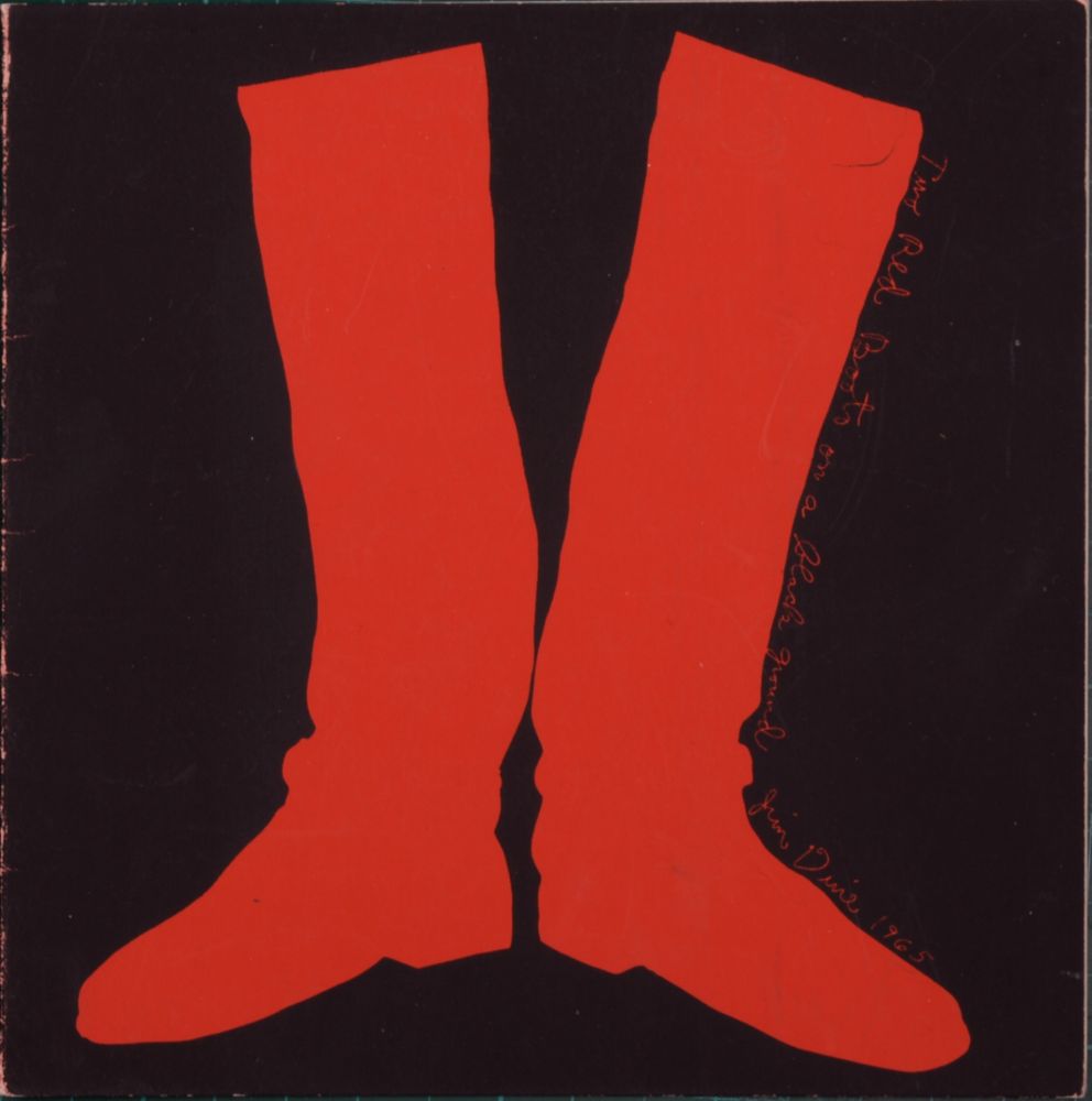 Serigrafia Dine - Two Red Boots, 1969