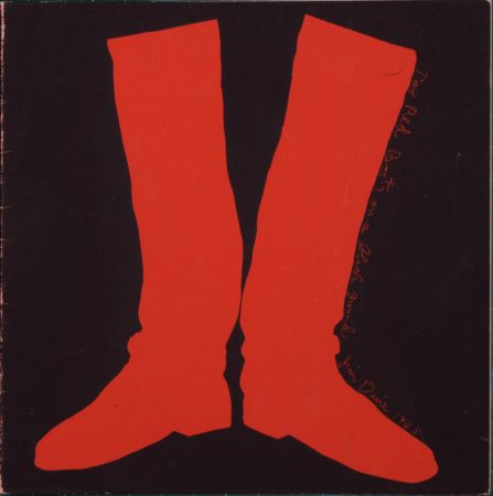 Serigrafia Dine - Two Red Boots, 1969 (thick gatefold card)