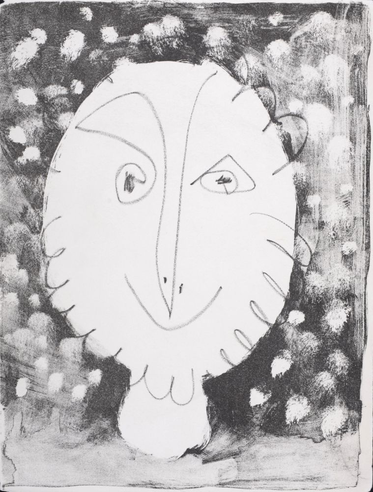 Litografia Picasso - Tête, 1949