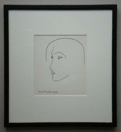 Litografia Matisse - Tête, 1949
