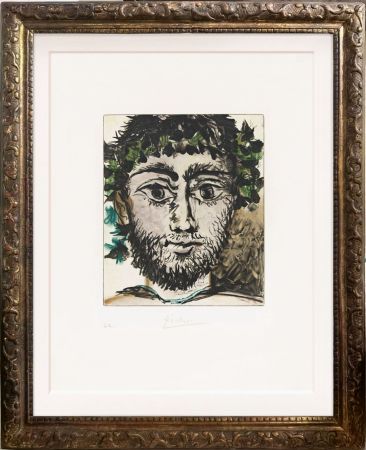 Acquatinta Picasso - Tête de faune (after)