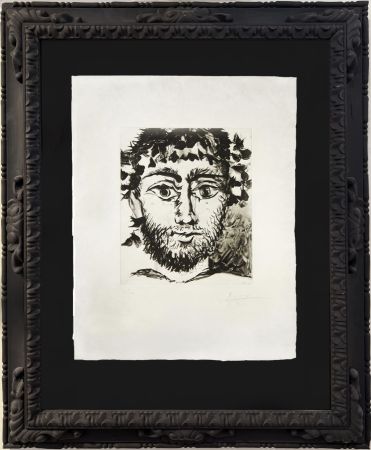 Acquatinta Picasso - Tête de faune (after)