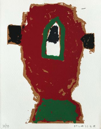 Serigrafia Dilasser - Tête rouge, 2005