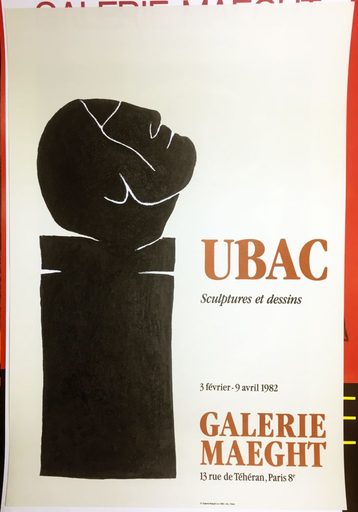 Manifesti Ubac - UBAC 82. Sculptures et dessins. 