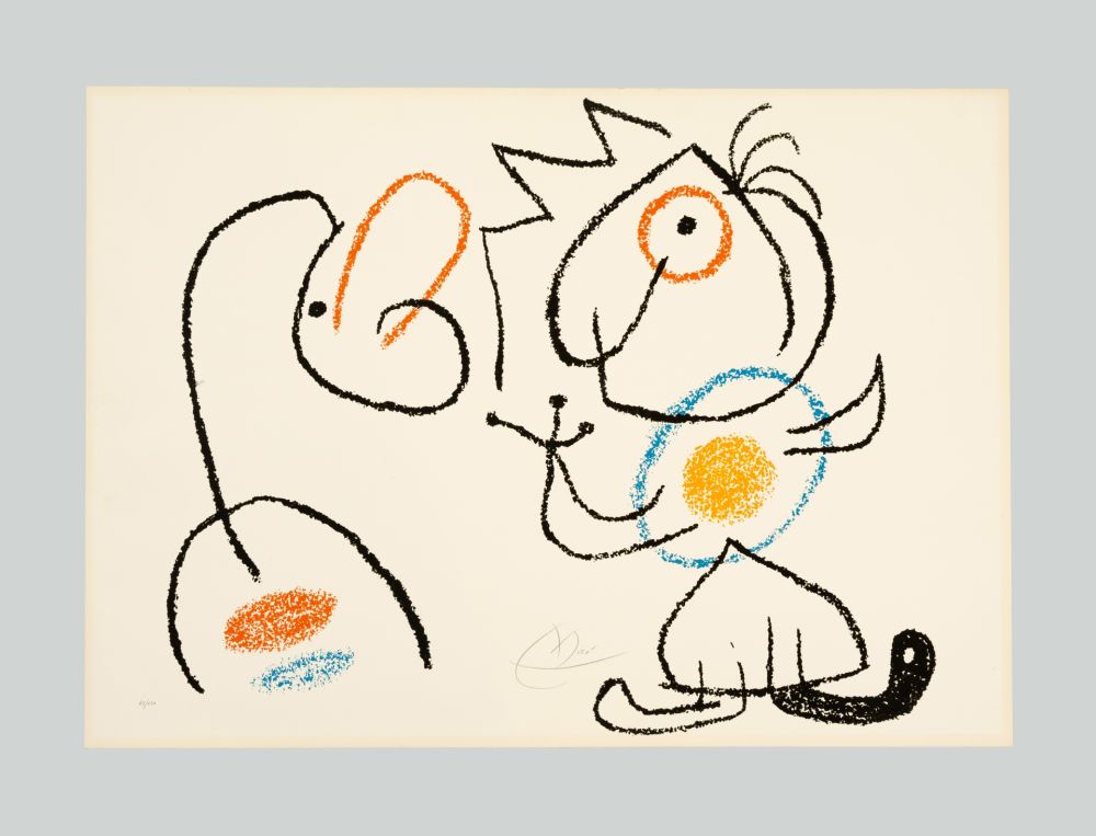 Litografia Miró - Ubu aux Baleares