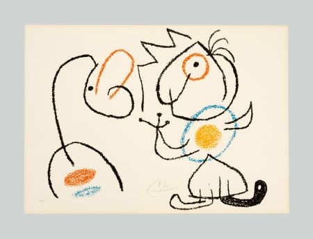 Litografia Miró - Ubu aux Baleares