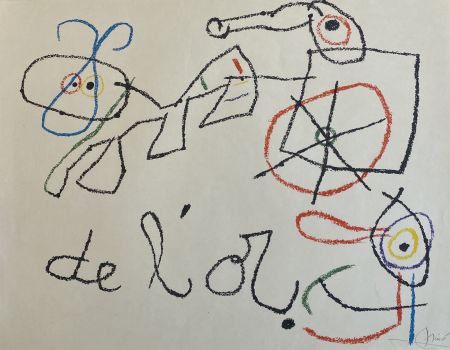 Litografia Miró - Ubu aux Baleares I