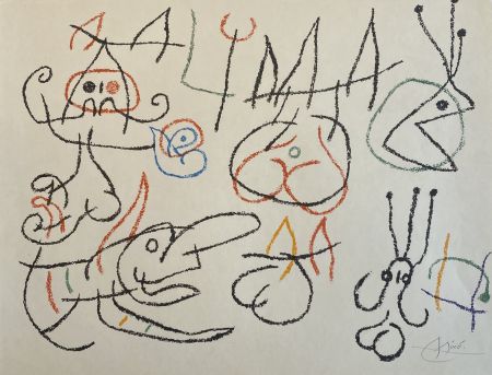 Litografia Miró - Ubu aux Baleares III