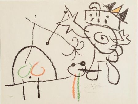 Litografia Miró - Ubu aux Baléares
