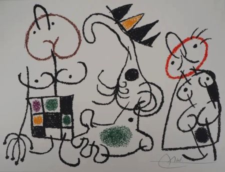 Litografia Miró - Ubu aux Baléares - Planche 18