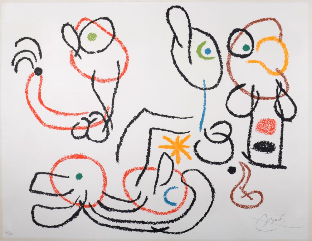 Litografia Miró - Ubu aux Baléares, 1971 - Original lithograph (Hand-signed!)