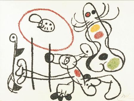 Litografia Miró - UBU ON THE BALEARIC ISLANDS