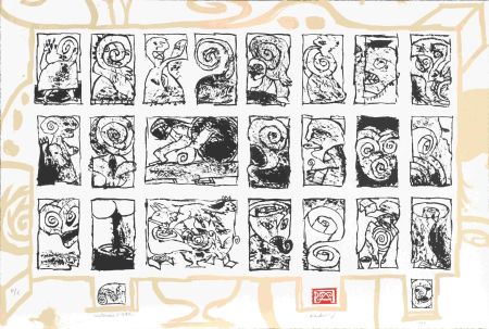 Serigrafia Alechinsky - Ubu Roi