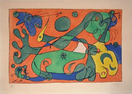 Litografia Miró - Ubu roi