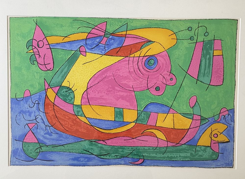 Litografia Miró - UBU Roi (plate 13)