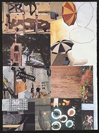 Litografia Rauschenberg - Umbrellas