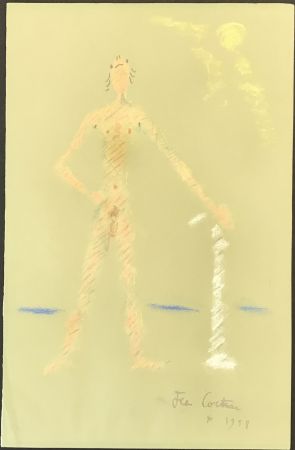 Non Tecnico Cocteau - Un Personnage Debout et Nu (A Nude Standing Figure)