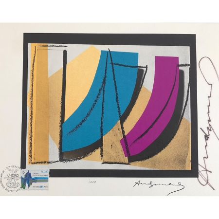 Serigrafia Warhol - U.N. Stamp (FS II.185)