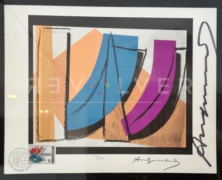 Litografia Warhol - U.N. Stamp (FS II.185)
