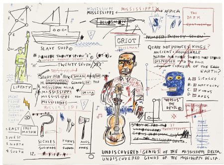 Serigrafia Basquiat - Undiscovered Genius