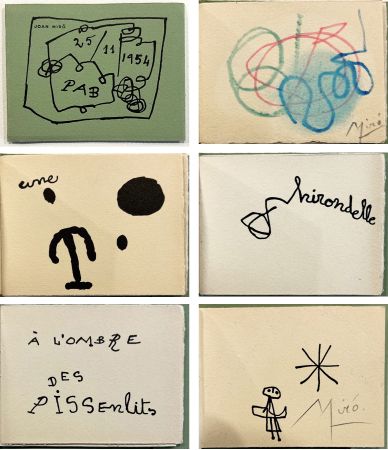 Libro Illustrato Miró - Une Hirondelle à l'ombre des Pissenlits (PAB 25/11/1954)