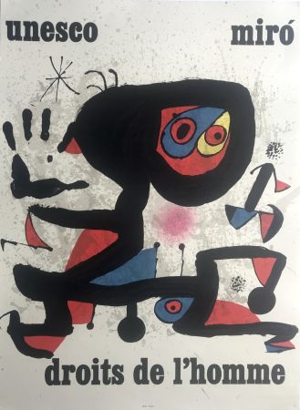 Manifesti Miró - Unesco / Droits de l'homme