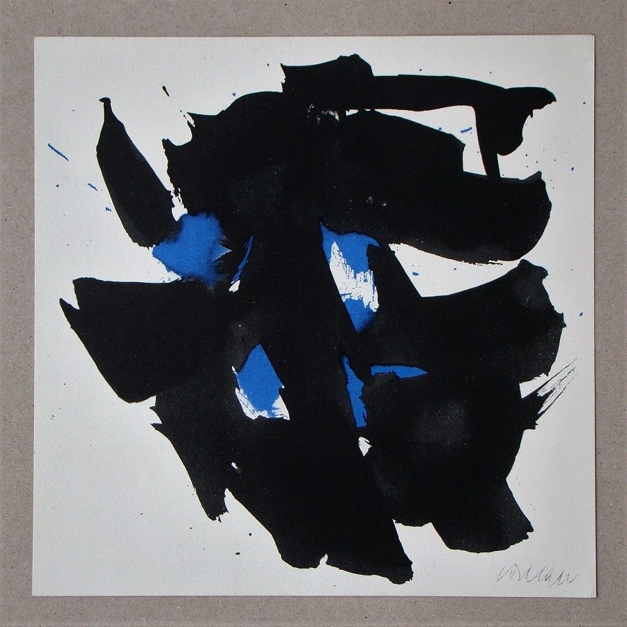 Litografia Soulages - Untitled