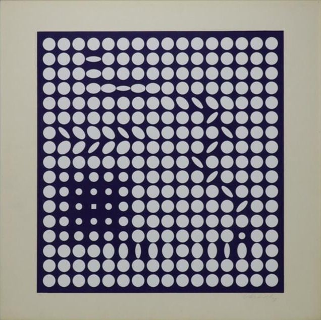 Serigrafia Vasarely - Untitled